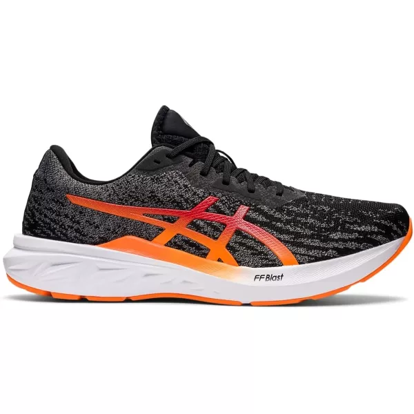 imageASICS Mens DYNABLAST 2 Running ShoesBlackShocking Orange