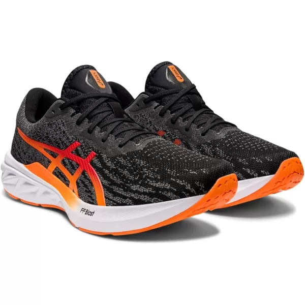 imageASICS Mens DYNABLAST 2 Running ShoesBlackShocking Orange
