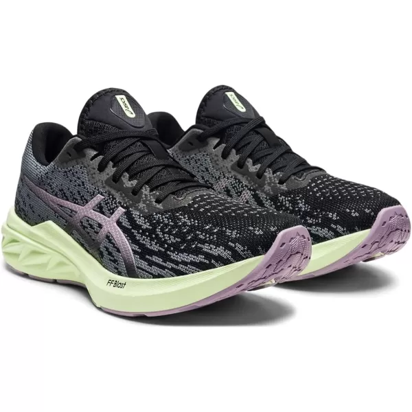 imageASICS Mens DYNABLAST 2 Running ShoesBlackSoft Lavender