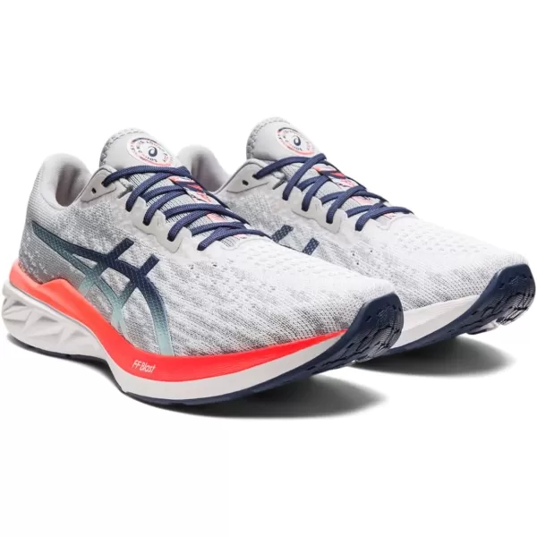 imageASICS Mens DYNABLAST 2 Running ShoesGlacier GreyThunder Blue