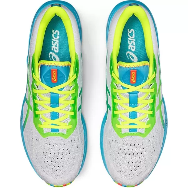 imageASICS Mens DYNABLAST 2 Running ShoesWhiteGreen Gecko