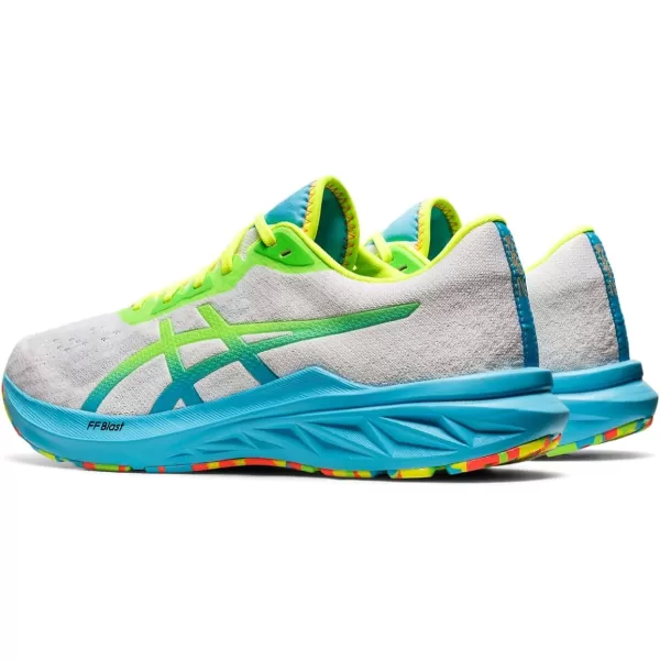 imageASICS Mens DYNABLAST 2 Running ShoesWhiteGreen Gecko
