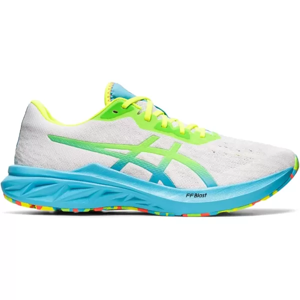 imageASICS Mens DYNABLAST 2 Running ShoesWhiteGreen Gecko