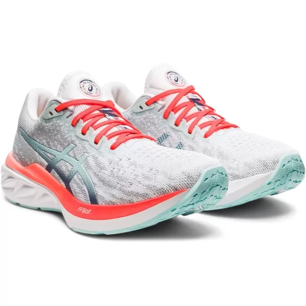 imageASICS Mens DYNABLAST 2 Running ShoesWhiteThunder Blue