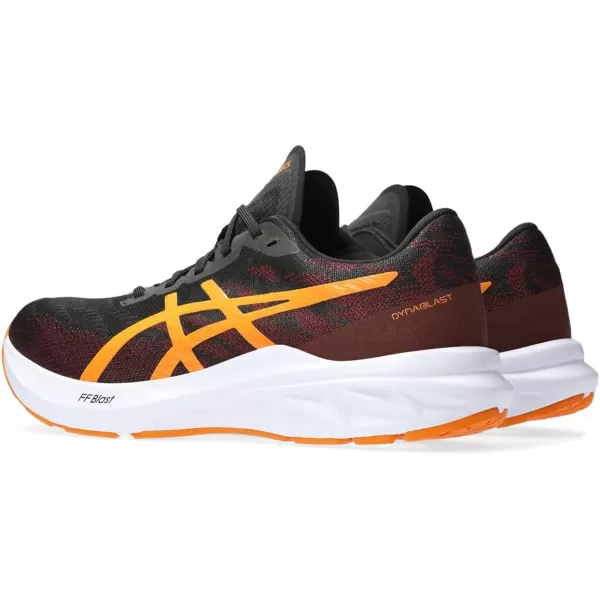 imageASICS Mens DYNABLAST 3 Running ShoesBlackBright Orange