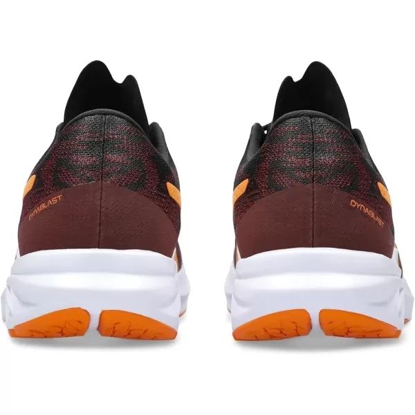 imageASICS Mens DYNABLAST 3 Running ShoesBlackBright Orange