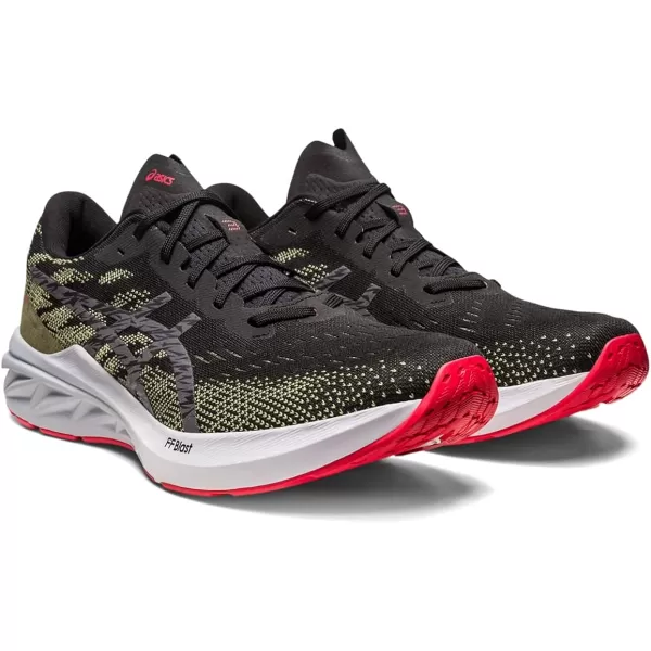 imageASICS Mens DYNABLAST 3 Running ShoesBlackWhite