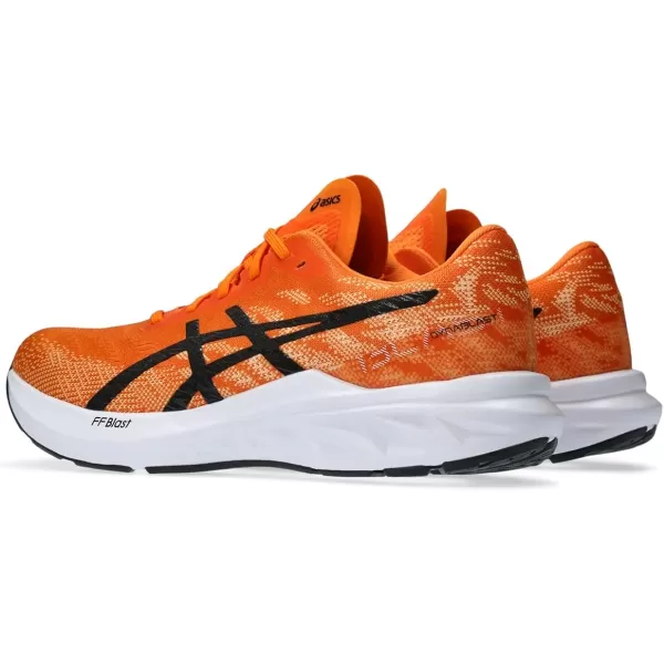 imageASICS Mens DYNABLAST 3 Running ShoesBright OrangeBlack