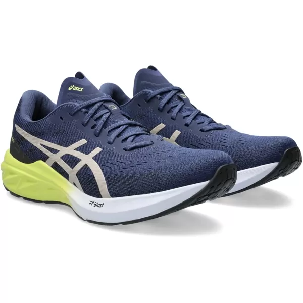 imageASICS Mens DYNABLAST 3 Running ShoesDeep OceanMoonrock