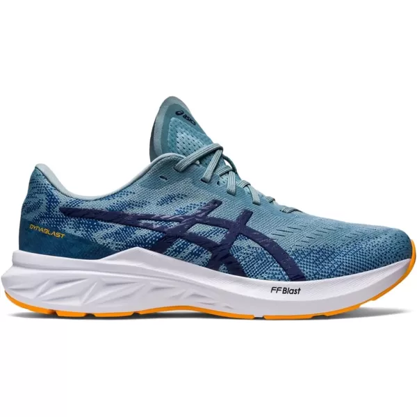 imageASICS Mens DYNABLAST 3 Running ShoesLight SteelDeep Ocean
