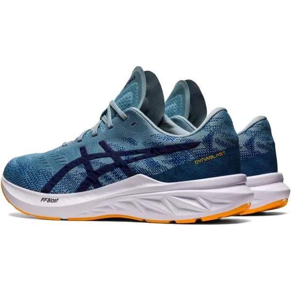 imageASICS Mens DYNABLAST 3 Running ShoesLight SteelDeep Ocean