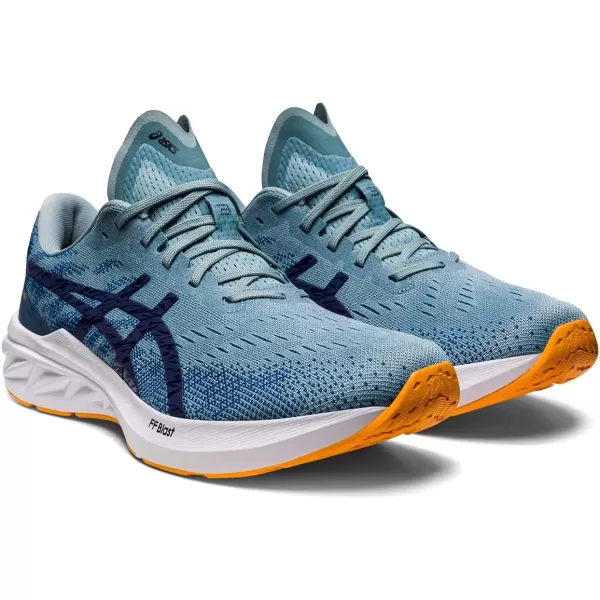 imageASICS Mens DYNABLAST 3 Running ShoesLight SteelDeep Ocean