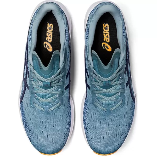 imageASICS Mens DYNABLAST 3 Running ShoesLight SteelDeep Ocean