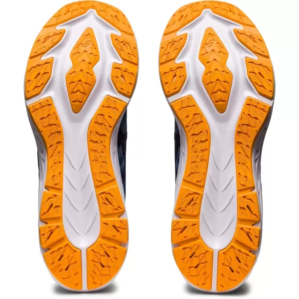 imageASICS Mens DYNABLAST 3 Running ShoesLight SteelDeep Ocean