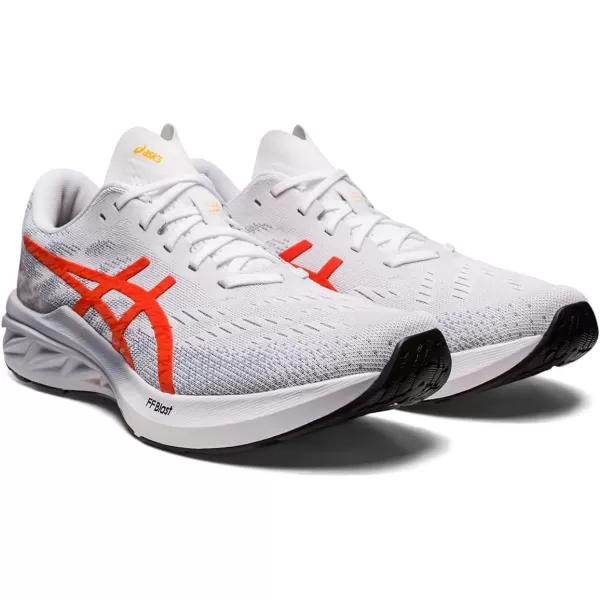 imageASICS Mens DYNABLAST 3 Running ShoesWhiteCherry Tomato