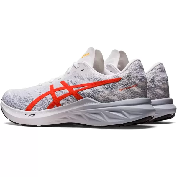 imageASICS Mens DYNABLAST 3 Running ShoesWhiteCherry Tomato
