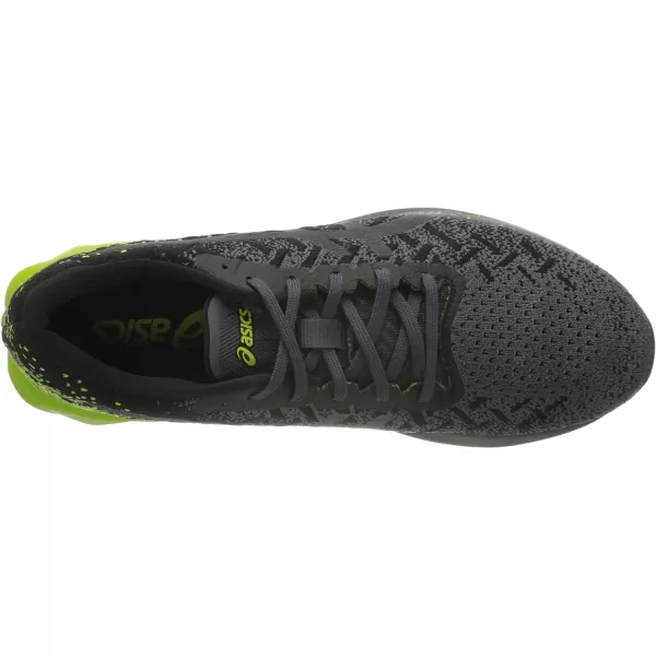 imageASICS Mens Dynablast Running ShoesBlack Lime Zest