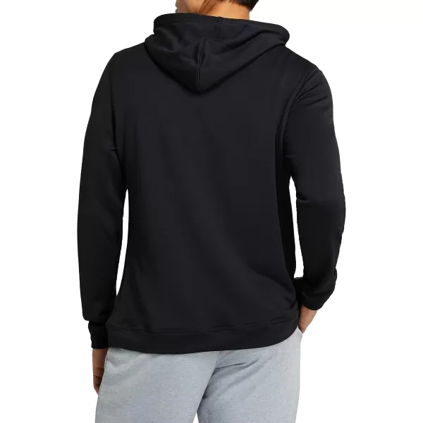 imageASICS Mens Essential French Terry Hoodie ApparelPerformance BlackBrilliant White