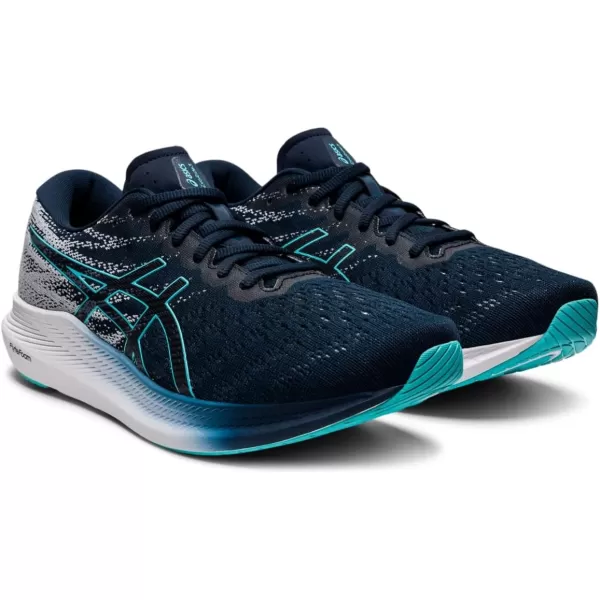 imageASICS Mens EvoRide 3 Running ShoesFrench BlueIce Mint