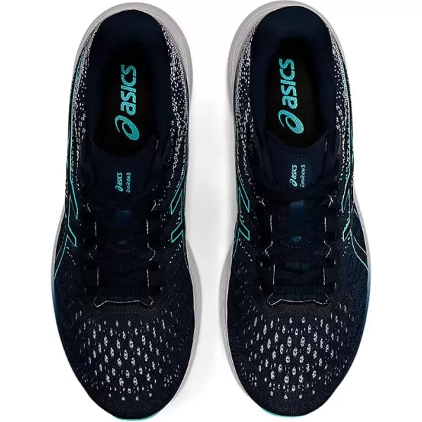 imageASICS Mens EvoRide 3 Running ShoesFrench BlueIce Mint