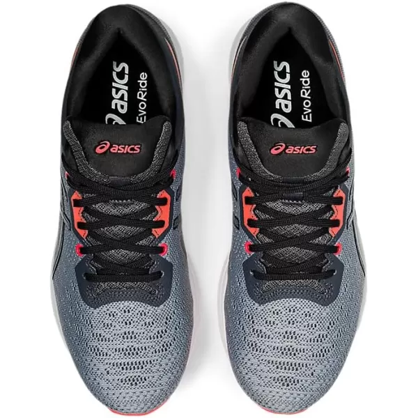 imageASICS Mens EvoRide Running ShoesSheet RockFlash Coral