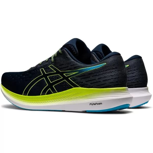 imageASICS Mens Evoride 2 Running ShoesFrench BlueHazard Green
