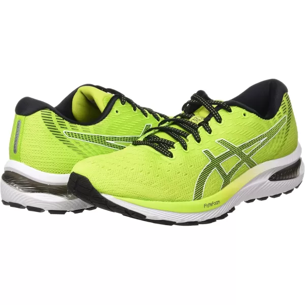imageASICS Mens Evoride 2 Running ShoesLime Zest Black