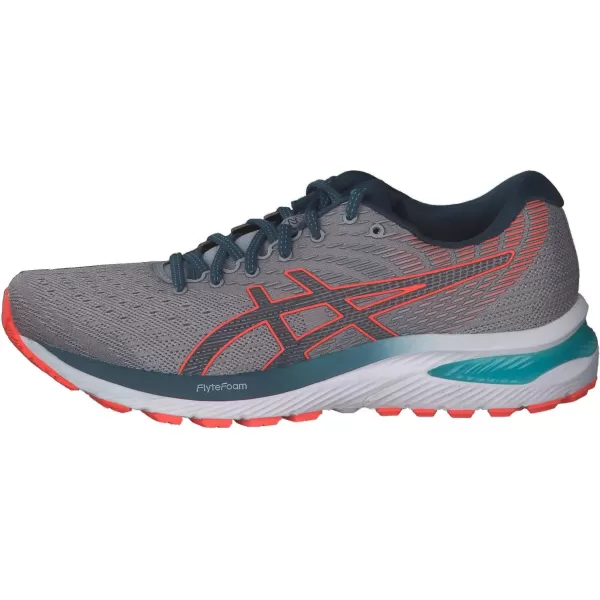 imageASICS Mens Evoride 2 Running ShoesPiedmont Grey Magnetic Blue