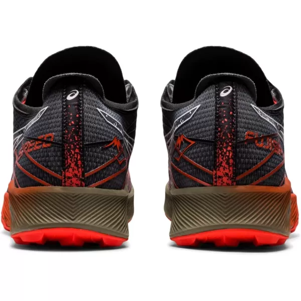 imageASICS Mens FUJISPEED Running ShoesBlackCherry Tomato