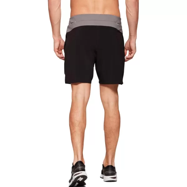 imageASICS Mens Fietro 7 Short Running ApparelPerformance Black