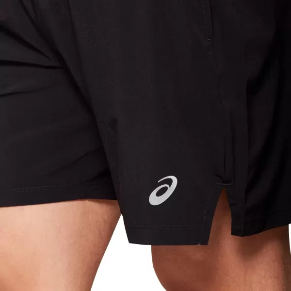 imageASICS Mens Fietro 7 Short Running ApparelPerformance Black