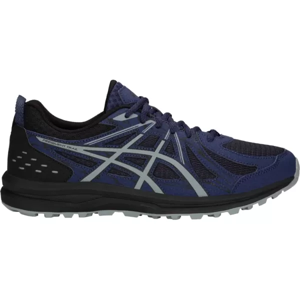 imageASICS Mens Frequent Trail Running ShoesBlue PrintStone Grey