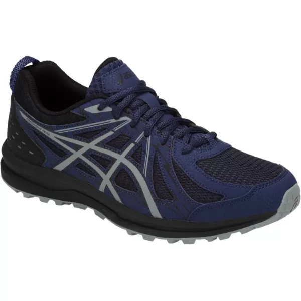 imageASICS Mens Frequent Trail Running ShoesBlue PrintStone Grey