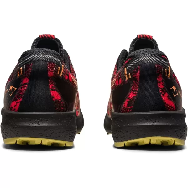 imageASICS Mens Fuji Lite 3 Running ShoesElectric RedBlack