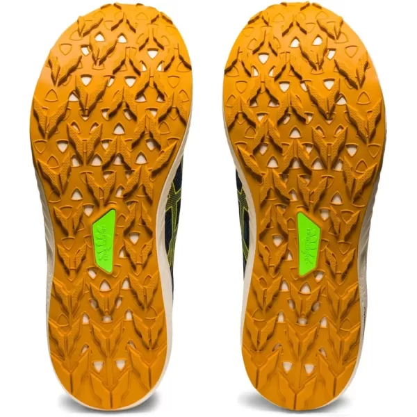 imageASICS Mens Fuji Lite 3 Running ShoesInk TealGolden Yellow