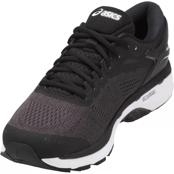 imageASICS Mens GELKayano 24 Athletic ShoeBlackPhantomWhite