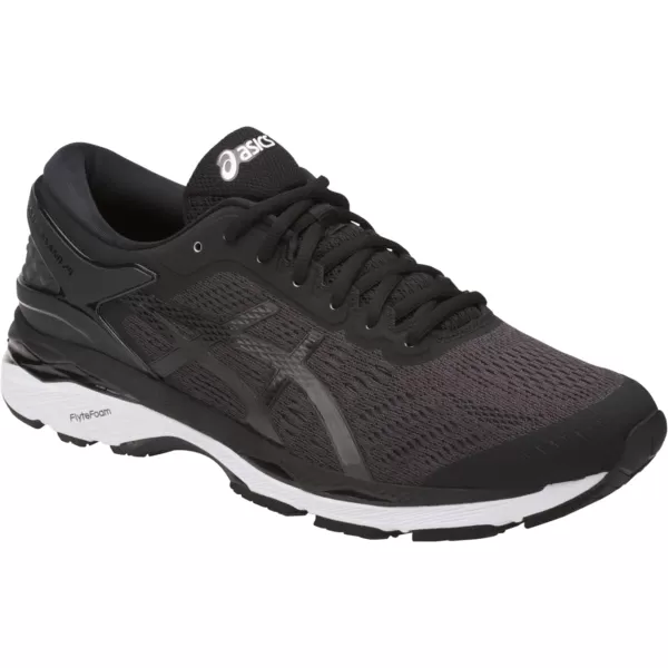 imageASICS Mens GELKayano 24 Athletic ShoeBlackPhantomWhite