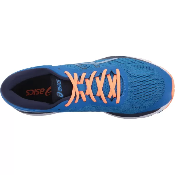 imageASICS Mens GELKayano 24 Athletic ShoeDirectoire BluePeacoatHot Orange