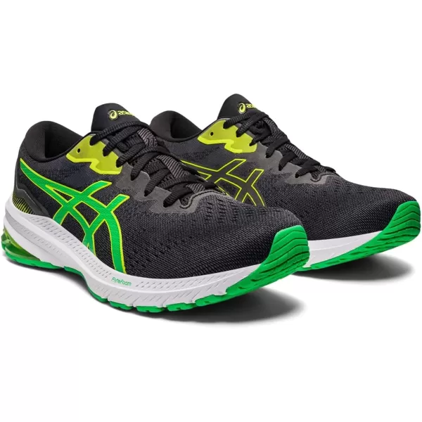 imageASICS Mens GT1000 11 Running ShoesBlackCilantro