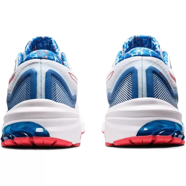 imageASICS Mens GT1000 11 Running ShoesWhiteElectric Red