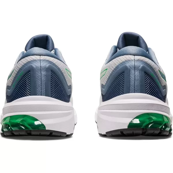 imageASICS Mens GT1000 11 Running ShoesWhiteSteel Blue