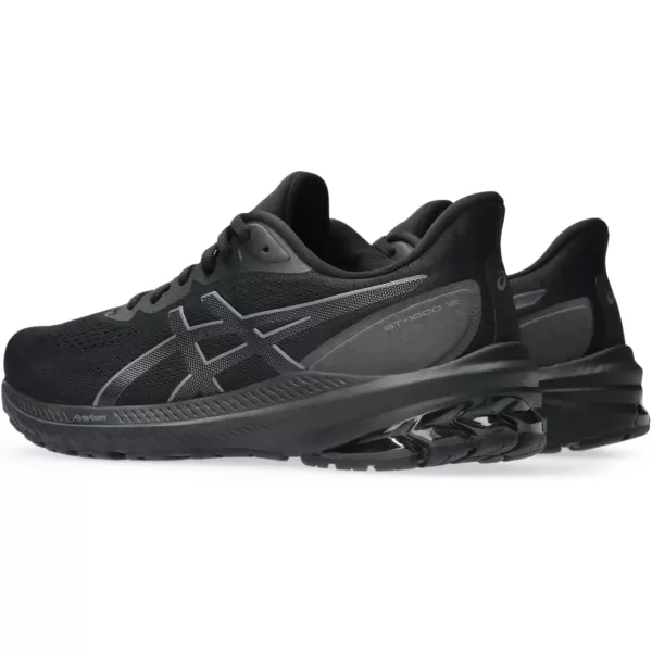 imageASICS Mens GT1000 12 Running ShoesBlackCarrier Grey