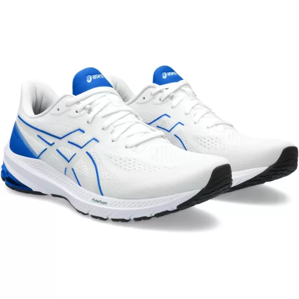 imageASICS Mens GT1000 12 Running ShoesWhiteIllusion Blue