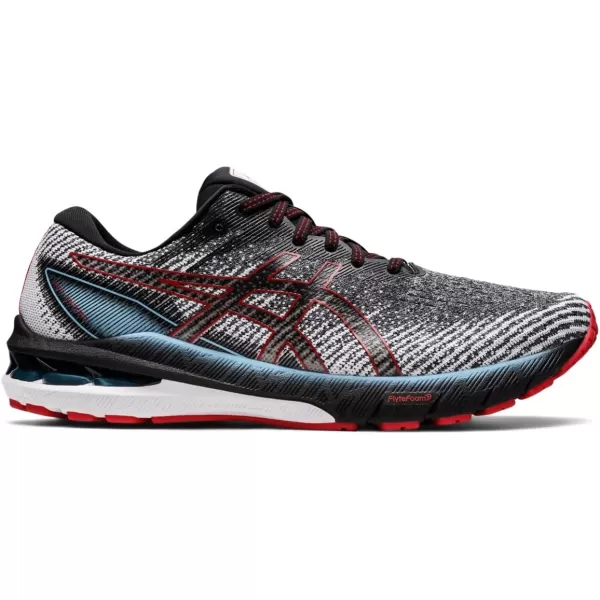 imageASICS Mens GT2000 10 Running ShoesBlackSpeed Red