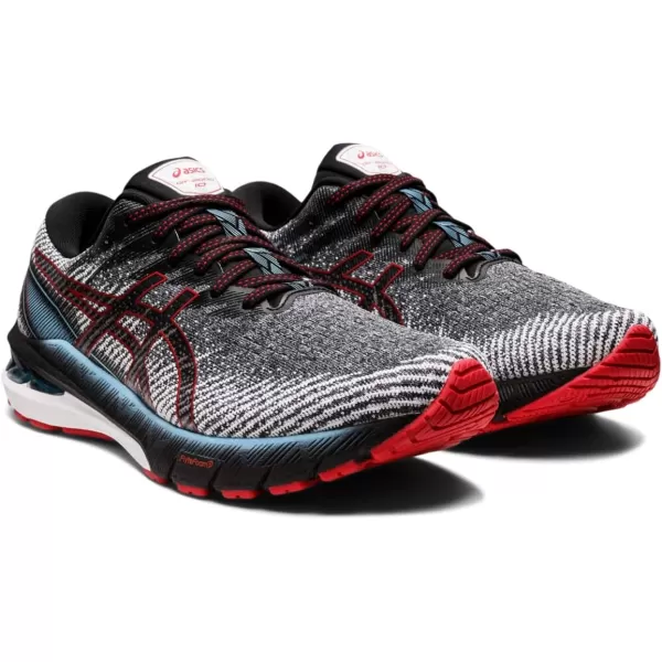 imageASICS Mens GT2000 10 Running ShoesBlackSpeed Red