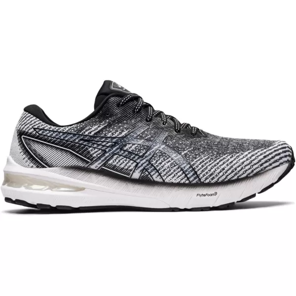 imageASICS Mens GT2000 10 Running ShoesWhiteBlack