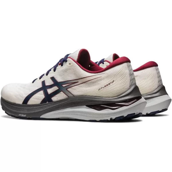 imageASICS Mens GT2000 11 Running ShoesMarshmallowDress Blues