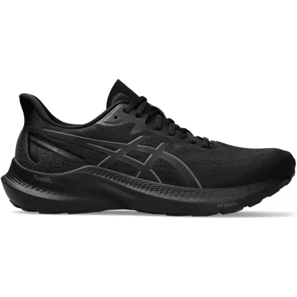 imageASICS Mens GT2000 12 Running ShoeBlackBlack