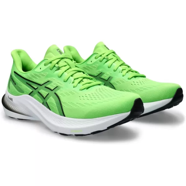 imageASICS Mens GT2000 12 Running ShoeElectric LimeBlack