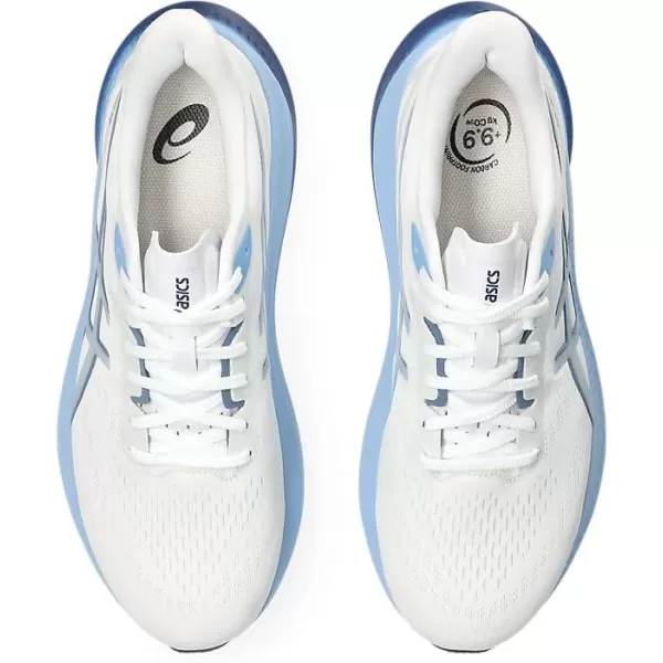 imageASICS Mens GT2000 12 Running ShoeWhiteStorm Blue